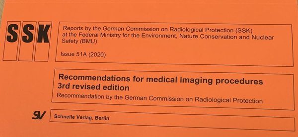 Heft 51a: Recommendations for medical imaging procedures